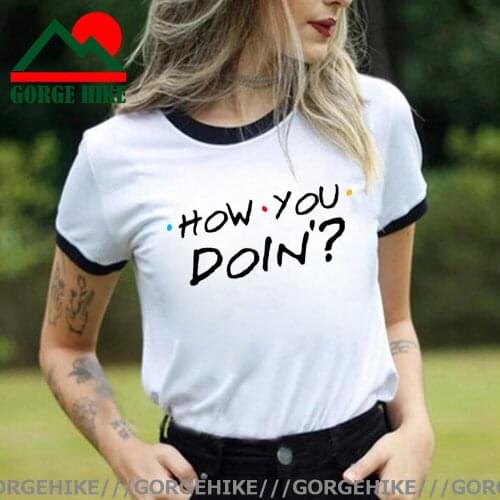 Old Friends TV Show Tshirt Women How you T-shirt Tops Femme Clothes Female T-shirt Harajuku 90s Tshirt Streetwear T-shirt