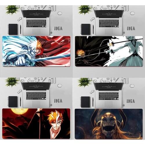 Gaming Mouse Pad Large Mouse Pad PC Gamer Computer Mouse Mat Japanese Anime BLEACH Big Mousepad Keyboard Desk Mat XXL Mause Pad