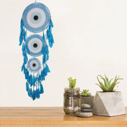 Dream Catcher Pendant Feather Kids Room Wall Props Car Ornament Holiday Anniversary Gifts Romantic Decoration