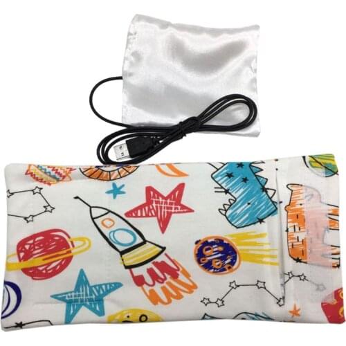 USB Milk Warmer Insulated Bag Portable Travel Cup Warmer Baby Nursing Bottle Cover Warmer Heater Bag Infant Feeding Bottle Bags