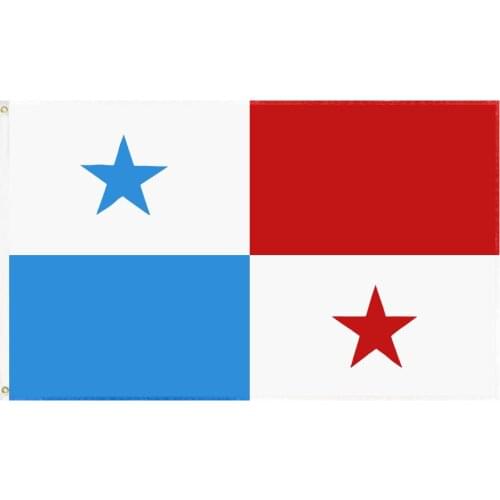 JiaHao Wholesale 100% Polyester Double Stitched Stock 3x5ft Panama Flag