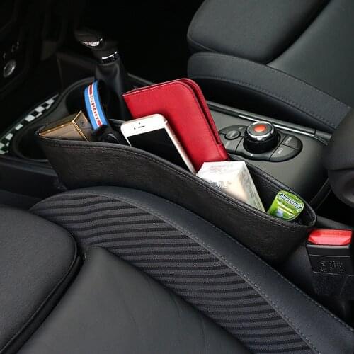 Car Seat Gap Storage Box Bag Pocket For Mini Cooper One S JCW Clubman R55 R56 R57 R60 R61 F54 F55 F60 Countryman Car Accessories