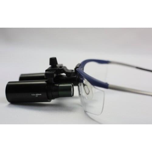 Taos china supplier 6.0x dental loupes led light prismatic flip-up surgical loupes loupes with Led headlamp