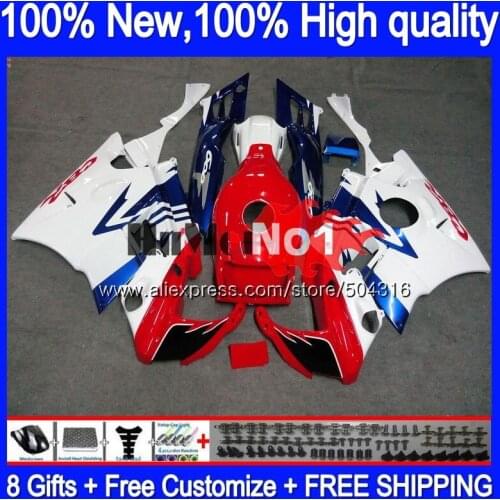 Body +Tank For HONDA CBR600 F3 FS 600CC CBR600FS 95-96 Red White 2MC.70 CBR 600F3 600 F3 CC CBR600F3 1995 1996 95 96 Fairing