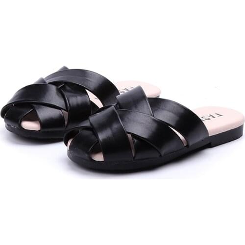 2021 Summer New Girls Slippers Fashion Baby Childrens Shoes Casual Soft Sole Indoor and Outdoor Sandals Chic Flats Hot In Kids