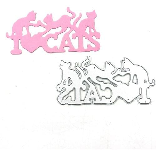 Julyarts Cats Metal Dies Scrapbooking New Cutting Dies For 2021 Paper Decoration Scrapbook Album Die Cuts Stencils