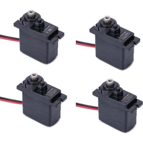 FlashHobby 4pcs/lot 13g 9025 digital micro servo GS-D9025MG with metal gear 2.35/2.5kg torque brush RC servo for RC Airc