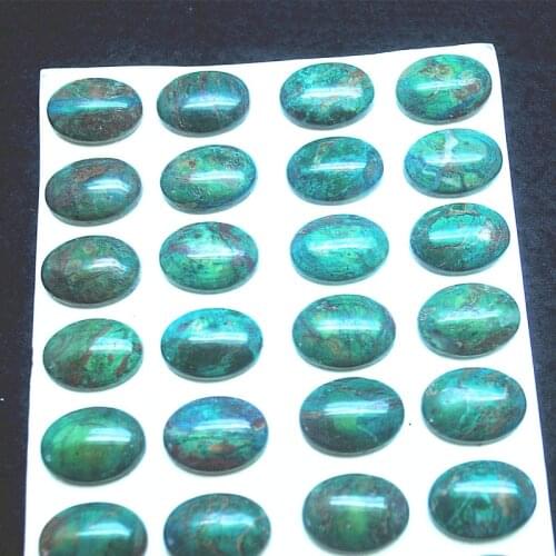 8pcs nature fynchenite stone cabochons oval shape china phenix stone no hole for women pendants making accessories 13x18mm