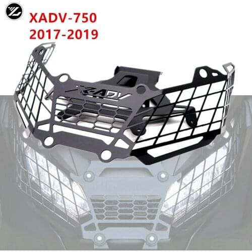 Motorcycle Front Headlight Head Lamp Light Grille Guard Cover Mesh Guard Protector For Honda X-ADV XADV 750 XADV750 2017 2018 19