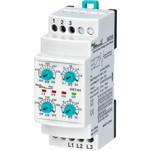 Samwha-Dsp GKT-03 Three-Phase Under&Over Voltage Relay (Non-Neutual)