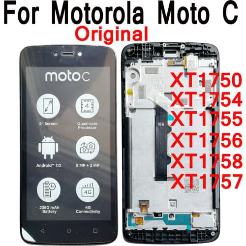 For Motorola Moto C XT1750 XT1754 XT1755 XT1756 XT1757 LCD Display Touch Screen