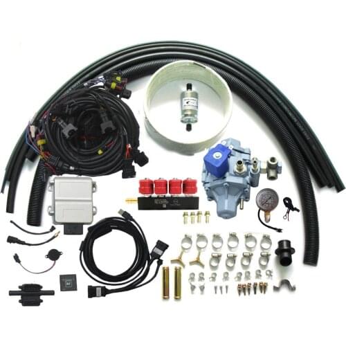 Methane CNG Sequential Injection System with Self-Adaption Function for 3 or 4 Cylinders Gasoline Fuel Injected Vehicle