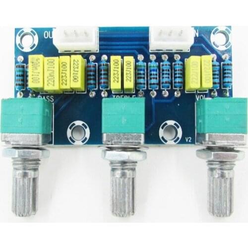 SOTAMIA Passive Tone Board Amplifier Preamp Bass Treble Sound Adjustment Tone Volume Control Preamplifier Home Sound Theatre DIY