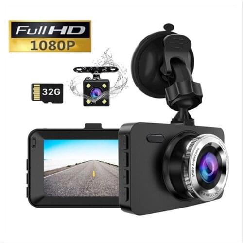NEW Dash Cam with 32G SD Card,1080P Full HD,3.0" Screen,G-sensor,WDR,HD Night Vision, Motion Detection,170° Wide Angle