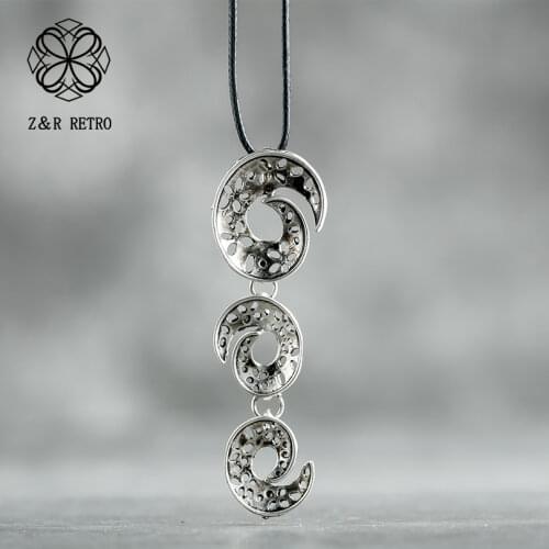 Vintage Jewelry for Women Statement Long Necklace Rope Chains Zinc Alloy Bohemian Wholesale Accessories Best Friends Pendants