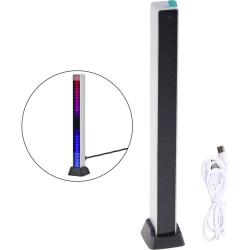 Y1AE Voice Activated Pickup Rhythm Light Creative Spectrum Colorful Sound Control Atmosphere Lamp Music Car LED Strip