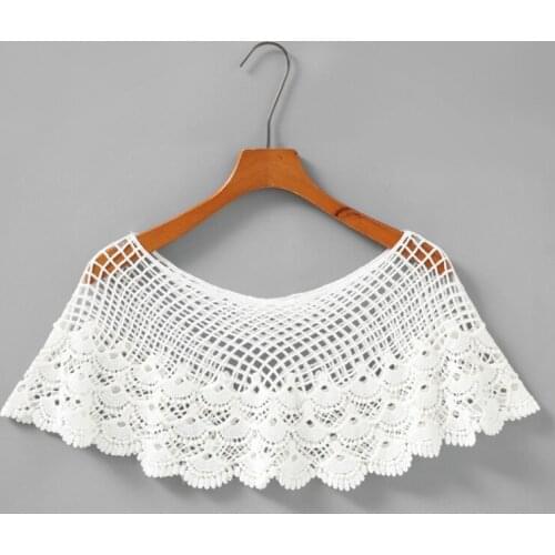 Women Embroidery Floral Lace Shawl Wrap Shrug Sheer Mesh Tassels Wedding Capelet Stole Vintage Hanfu Bridal Cover Up Bolero for