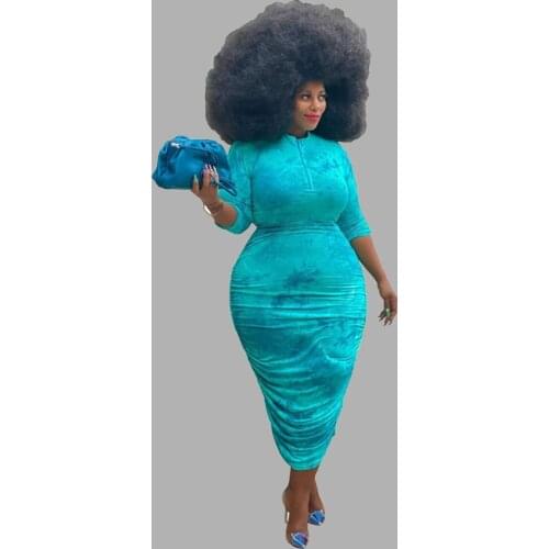 Plus Size Clothing Dresses Women 4xl High Waist Green Party Night Birthday Dress Elegant Stacked Dress Wholesale Dropshipping