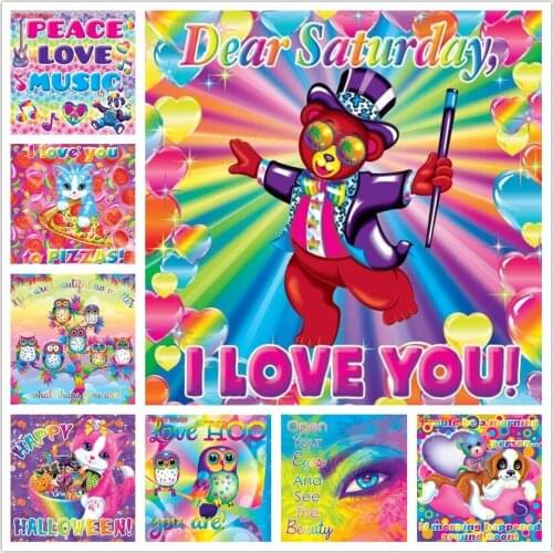 5d diamond embroidery colorful animal diamond mosaic sale colorful anime diamond painting 5d colorful anime best gift to Kids