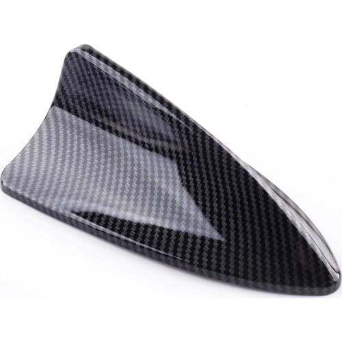Car Carbon Fiber Style Roof Shark Fin Antenna Decoration Cover Trim Fit For Infiniti Q50 Q50L 2019 2018 2017 2016 2015 2014