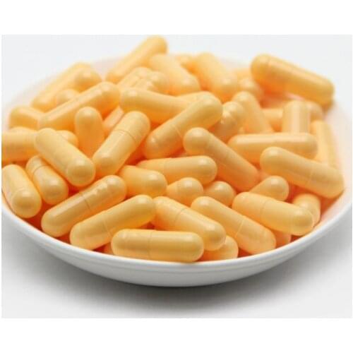 Free delivery 10000 pcs/Carton Separated Empty Gelatin Capsules 0# Yellow For Capsule Filler Machines Size 0、Tattoo accessories