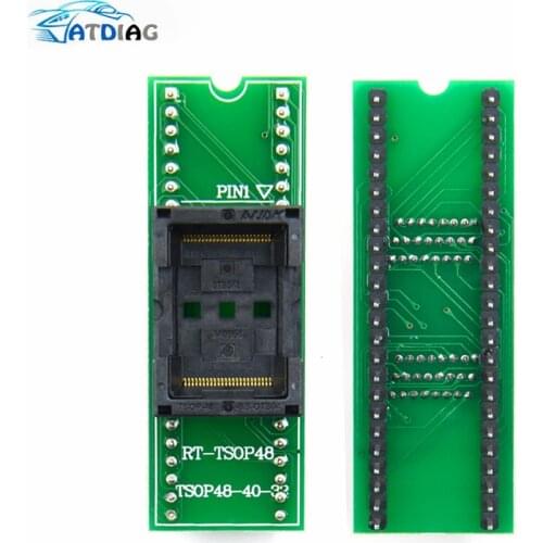 Free shipping Top Quality TSOP48 to DIP48 adapter,TSOP48 test socket 0.5mm Pitch for RT809F RT809H & for XELTEK USB Programmer