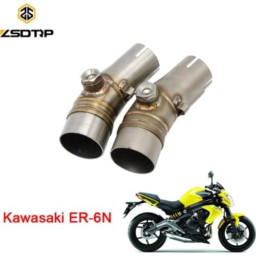 Free shipping ZSDTRP Motorcycle Modifiy exhaust pipe case for Kawasaki ER-6N model Stainless steel material