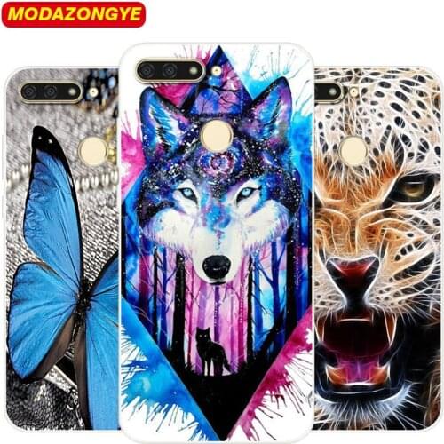 Huawei Y6 Prime 2018 Case Huawei Y6 Prime 2018 Cover 5.7" Cartoon Soft Tpu Silicone Phone Case Huawei Y6 Prime 2018 ATU-L31 Case