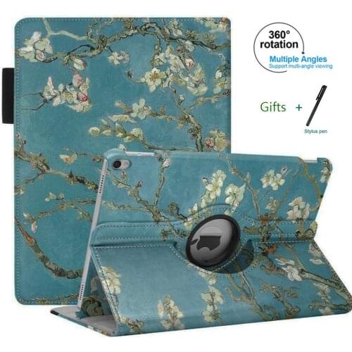 Case for iPad7th 10.2 2019 model A2200/A2198/A2197 cover,Auto Sleep Funda case for ipad 8th Generation 360 Degree Rotating Cover