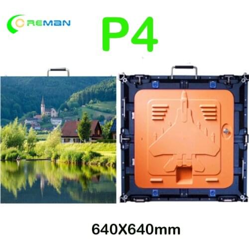 Digital led advertising screen outdoor ultra clear led screen monitor P4 640X640mm Programmable or automated data display P5 P6