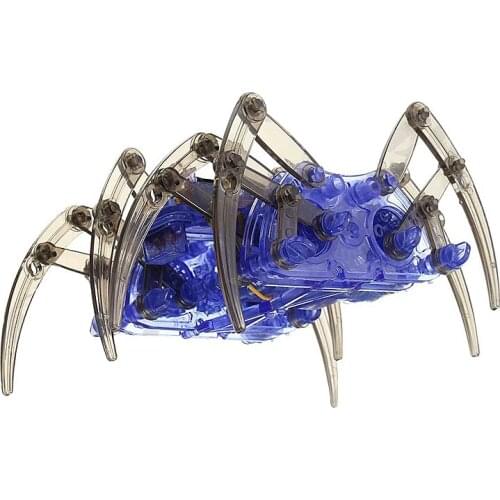 DIY Assemble ligent Electric Spider Robot Toy Educational DIY Kit Hot Selling Assembling Building Puzzle Toys High Quality