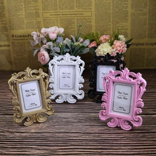 European creative classic Baroque Mini rectangular resin small photo frame table nail frame