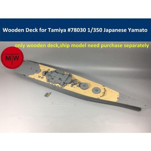 1/350 Scale Wooden Deck for Tamiya 78030 Japanese Battleship Yamato Model CY350006