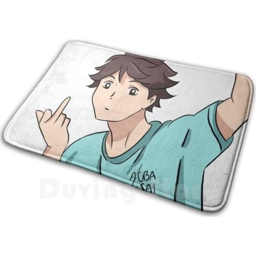 Oikawa Haikyuu Soft Non-Slip Mat Rug 191 Carpet Cushion Haikyuu Anime Volleyball Trashkawa Oikawa Meme Haikyuu Meme Anime