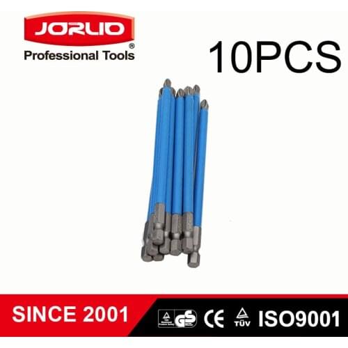 10PCS Screwdriver Bit Set PH2 Magnetic Non Slip Electric Phillips Precision Hex Shank Cross Head Power Tools