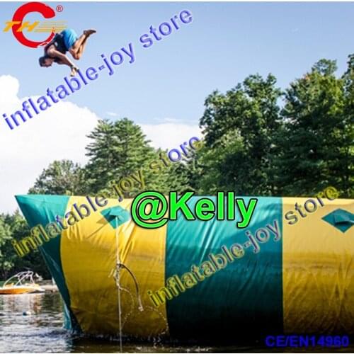 Free shipping inflatable water blob for high water jump, inflatable air bag, inflatable catapult water blob water trampoline