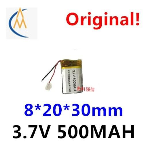 Brand new 3.7V polymer lithium battery 802030 500mah MP3 walkie talkie / device / mini Bluetooth speaker module