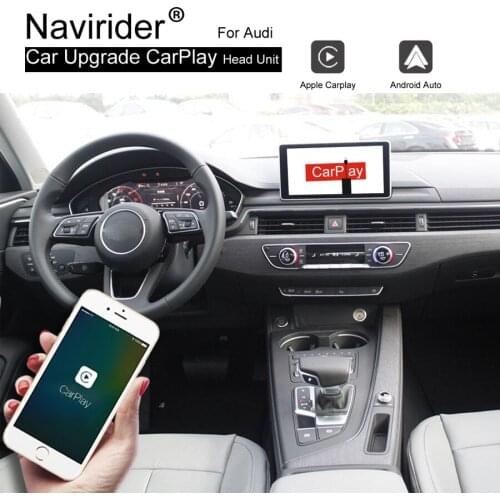 Car Upgrade Audio Video System Airplay Wireless Carplay Andriod Auto For AUDI A4L A5 MMI 2014-2019 GPS Map interface Black