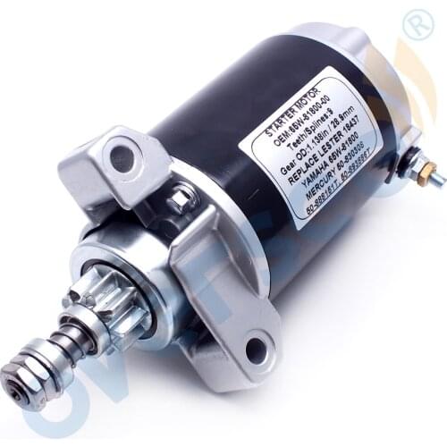 65W-81800 Outboard Start Motor For Yamaha Mercury Outboard Motor 20HP 25HP 4 Stroke 65W-81800-00 65W-81800-01 65W-81800-02