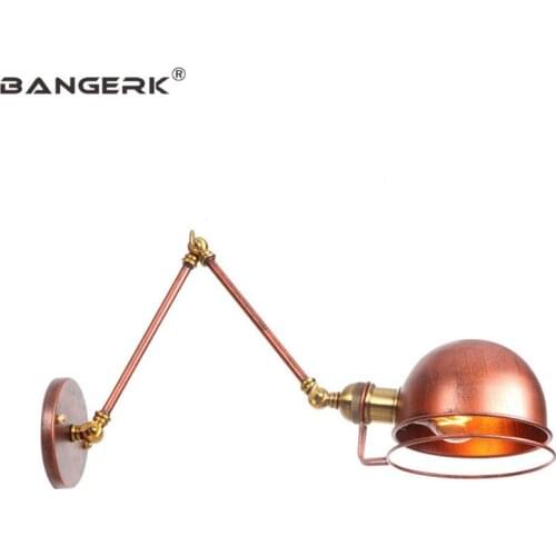RH Industrial Vintage Sconce Wall Lights Fixtures Long Arm LED Wall Lamp Loft Telescopic Folding Home Decor Lamps Lighting