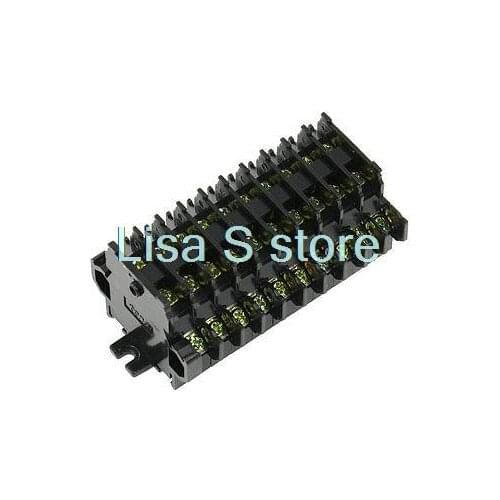 Detachable Wire Connector 10 Positions Screw Terminal Strip 600V 25A
