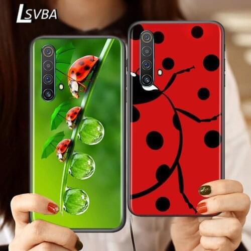 Silicone Cover Seven-Star Ladybug For Realme V15 X50 X7 X3 Superzoom Q2 C11 C3 7 7i 6s 6 5 Global Pro 5G Phone Case