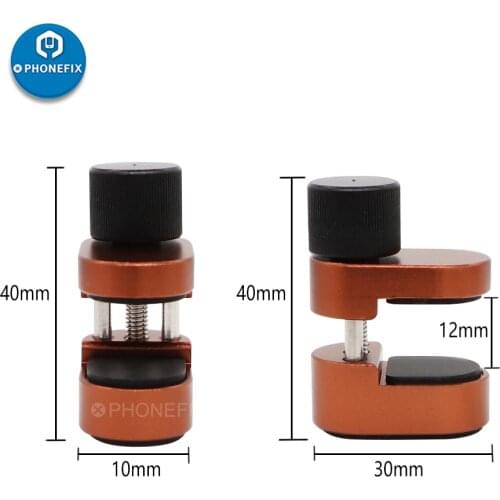 TE-798 4pcs Mobile LCD Screen Universal Fixture Fix Adjustable Fixture Clip Metal Fastening Clamp for IPhone IPad Android Tablet