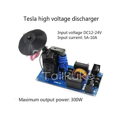 XH-M652 Tesla Discharge Coil ZVS Drive DC High Voltage Discharge Ignition Drive Module