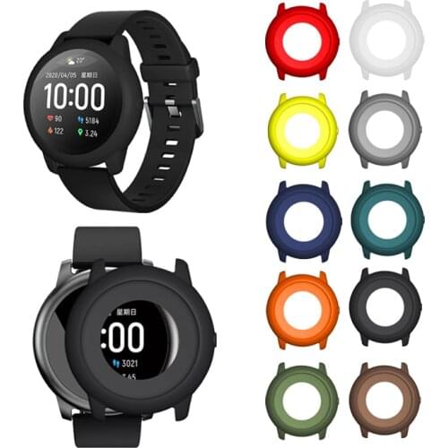 Protective Case Cover For Xiaomi Haylou Solar LS05 Smart Watch Frame Soft Silicone Shell Screen Protector for Haylou Solar LS05