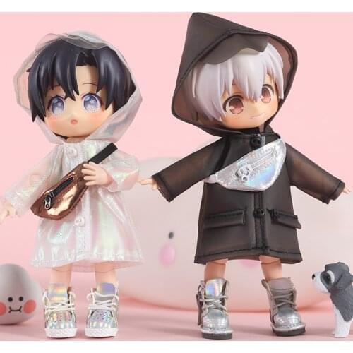 1PCS Cool OB11 BJD Bright Diagonal bag,Belt bag for ob11,obitsu11,molly,1/12 bjd Doll Clothing Accessories