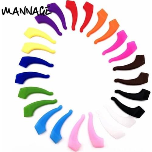 20pairs/set Reading Glasses Anti Slip Ear Lock Sunglasses Temple Silicone Grip Holder Eyeglasses Retainer Eyewear Accessories