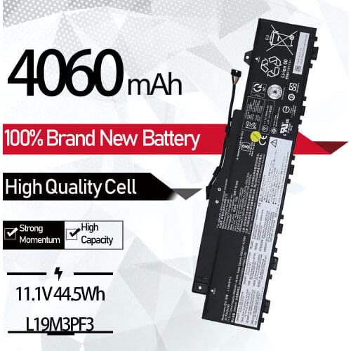Laptop Battery L19M3PF3 L19C3PF3 For Lenovo 5B10X02602 SB10X02601 AIR-14IIL 2020 2021 11.1V 44.5WH 4060mAh New SHUOZB