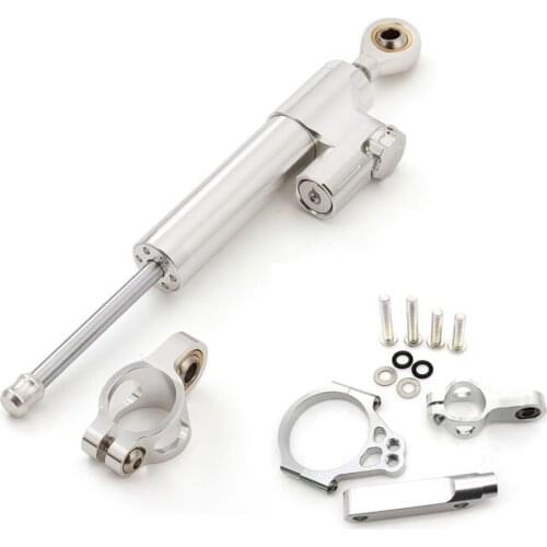 Motorcycle Aluminum Steering Stabilizer Damper Mounting Bracket For Kawasaki VERSYS 1000 2012-2016 2013 2014 Complete Set