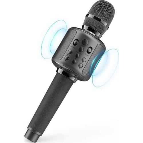 Wireless Bluetooth Karaoke Microphone Mobile K Song Condenser Microphone Computer Microphone Microphone